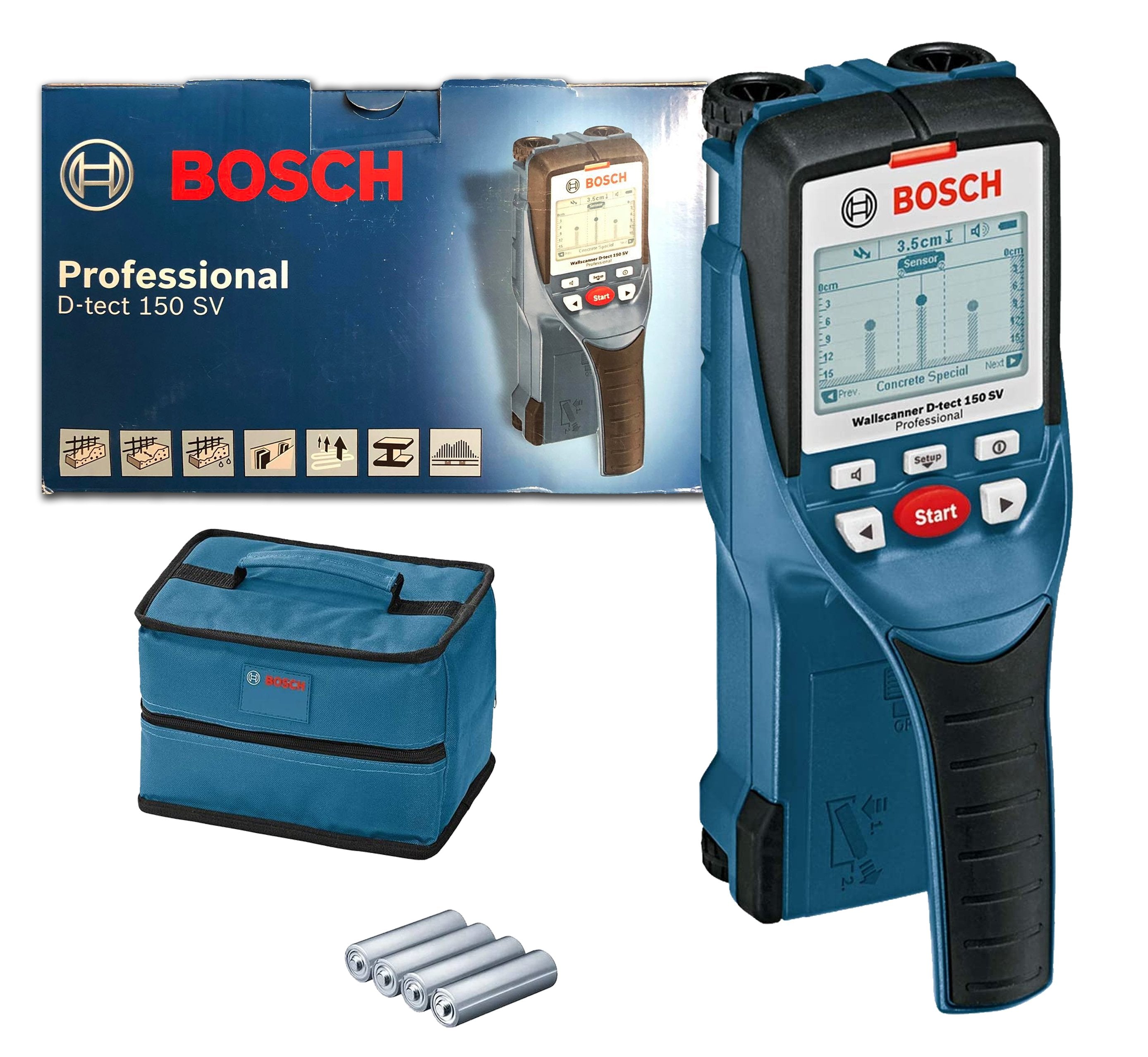 Bosch, Bosch D-tect 150 SV Wand-/Bodenscanner